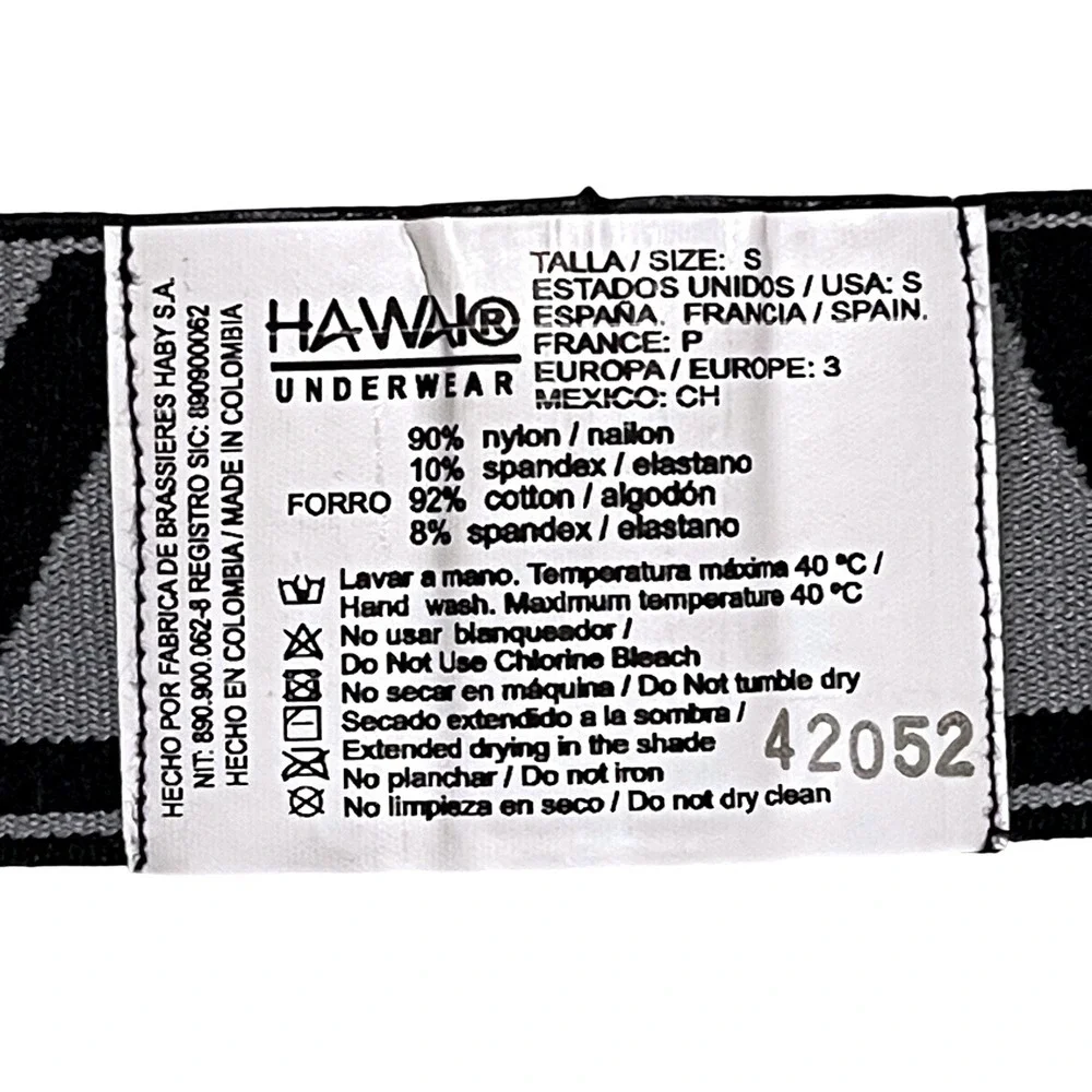 Hawai Small (28-30) Striped Jockstrap Athletic Supporter White Red Black - Picture 8 of 11